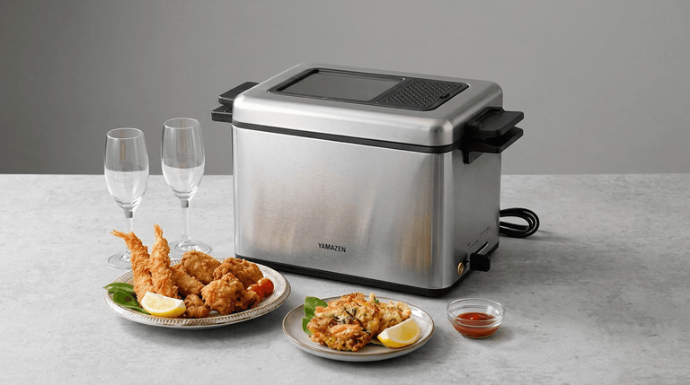 油はね激減で揚げ物のハードルが下がる — 山善ローオイルフライヤーの実力は?