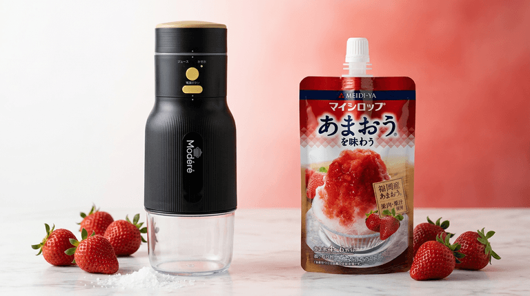 コードレスかき氷器+本格シロップで外かき氷 — ラヴィット!優勝コンビの実力は?