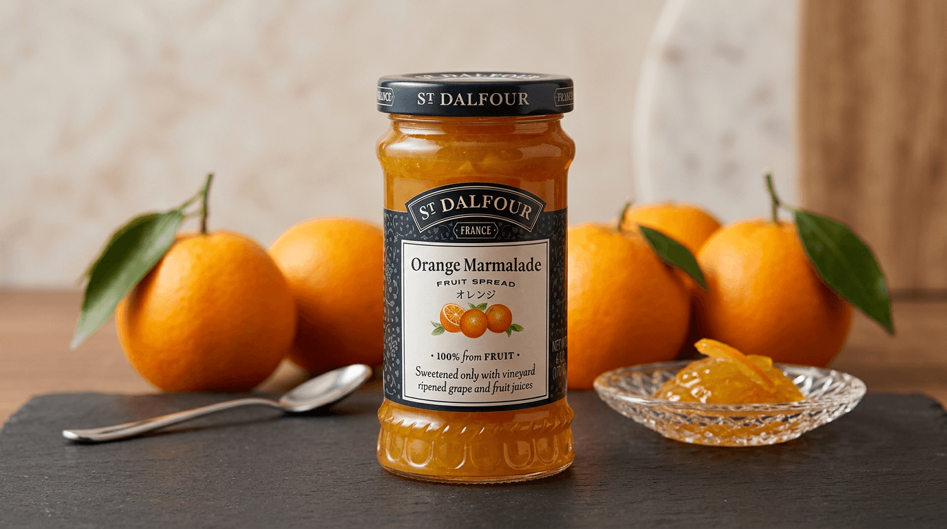 砂糖不使用なのにこの甘さ — サン・ダルフォーのオレンジマーマレードの実力は?