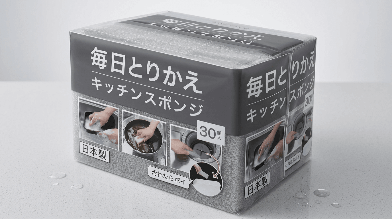 毎日替えるから気持ちいい — ニトリの使い捨てキッチンスポンジが1000万個売れた理由