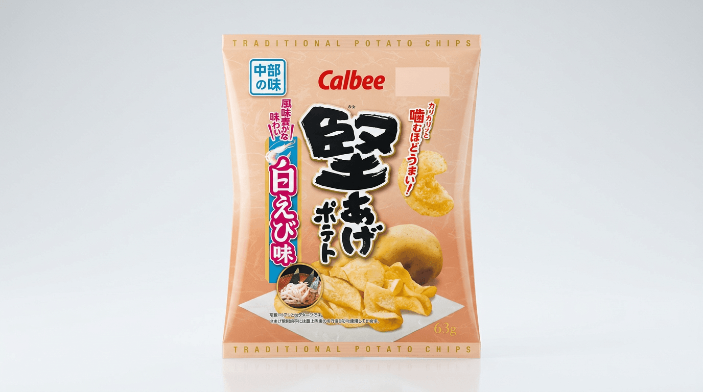 中部限定の実力派 — カルビー堅あげポテト白えび味が全国で買えない理由