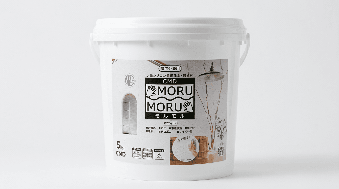 手で塗るだけでしっくい風の壁に ニッペ モルモル のDIY力がすごい