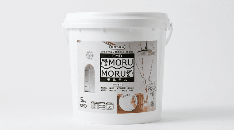 手で塗るだけでしっくい風の壁に ニッペ モルモル のDIY力がすごい